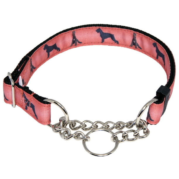 Country Brook Design® Deluxe Schnauzer Ribbon Dog Collar